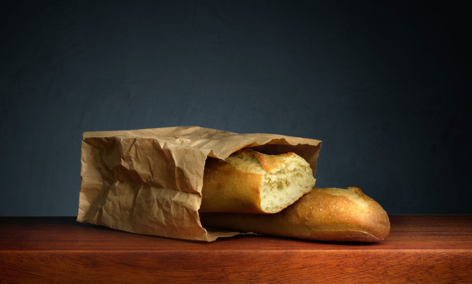 Vip Broesche still life with baguette – garreth broesche
